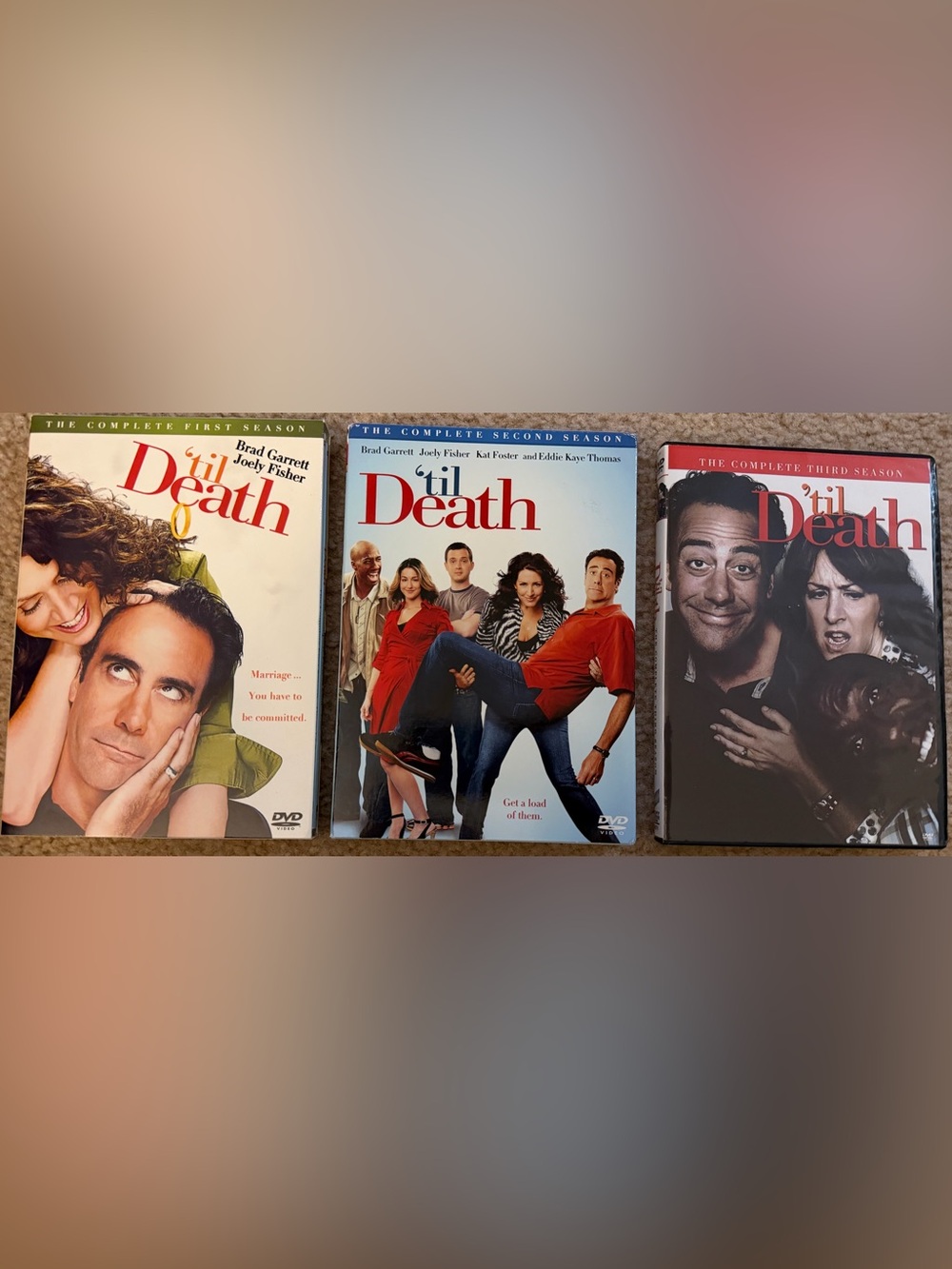Complete DVD set of season 1, 2 and 3 of ‘til Death